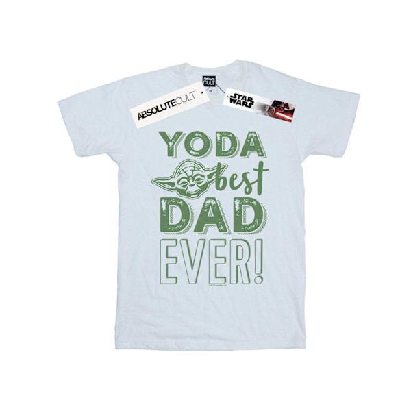 Star Wars Boys Yoda Bästa Pappa T-shirt 9-11 år Vit White 9-11 Years