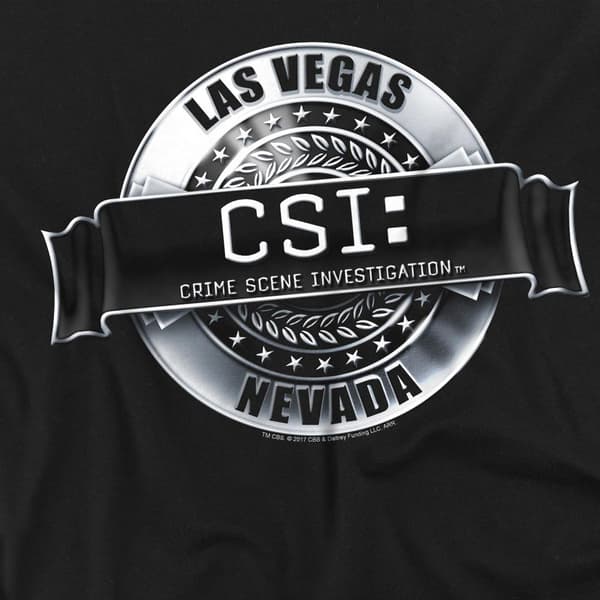 CSI Herr Rendered Logo T-Shirt M Svart Black M