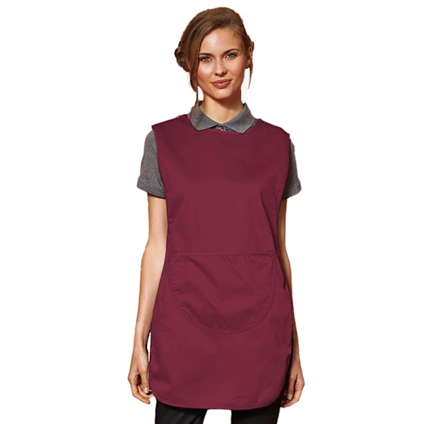 Premier Dam/Kvinnors Fickförkläde / Arbetskläder (2-pack) S Bu Burgundy S
