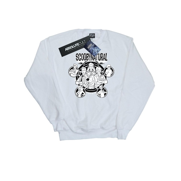 Scoobynatural Girls Mono Characters Sweatshirt 5-6 år Vit White 5-6 Years