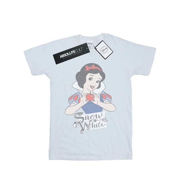 Disney Princess Girls Snow White Apple Bomull T-shirt 7-8 år White 7-8 Years