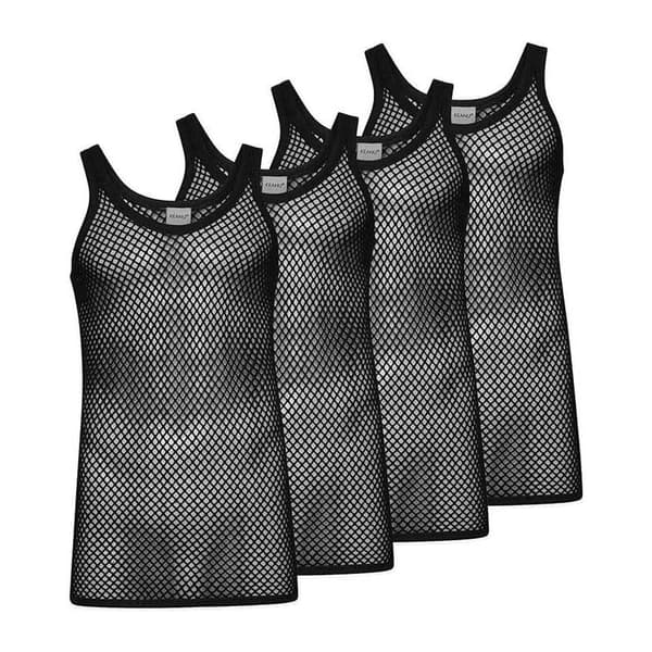 Keanu Stringlinne för män (4-pack) M Svart Black M