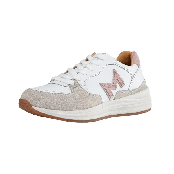 Moretta Dam/Dam Alegra Läder Sneakers 4 UK Rosa Pink 4 UK