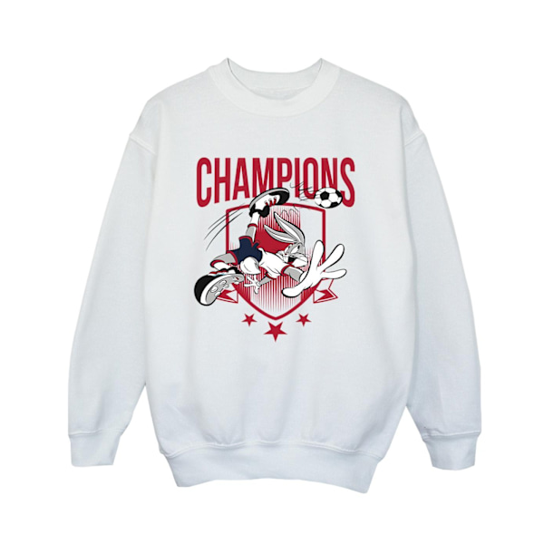 Looney Tunes Boys Bugs Bunny Champions Sweatshirt 9-11 år Vit White 9-11 Years