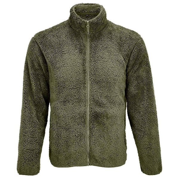 SOLS Unisex Adult Finch Fluffy Jacket L Army Army L