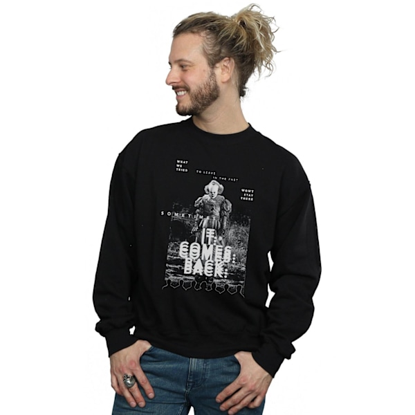 It Chapter 2 Herr It Comes Back Sweatshirt L Svart Black L