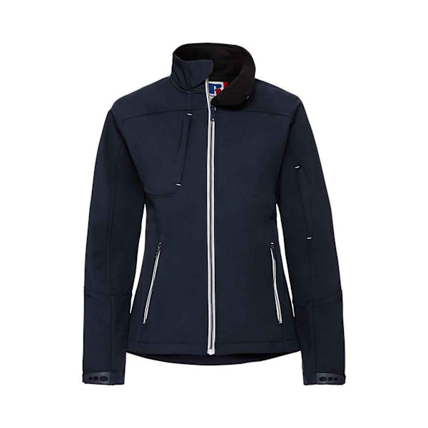 Russell Dam/Kvinnor Bionic Soft Shell Jacka 4XL Fransk Marinblå French Navy 4XL