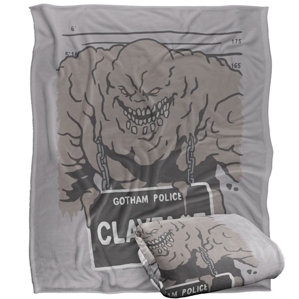 Batman Line Up Clayface Filt En Storlek Flerfärgad Multicoloured One Size