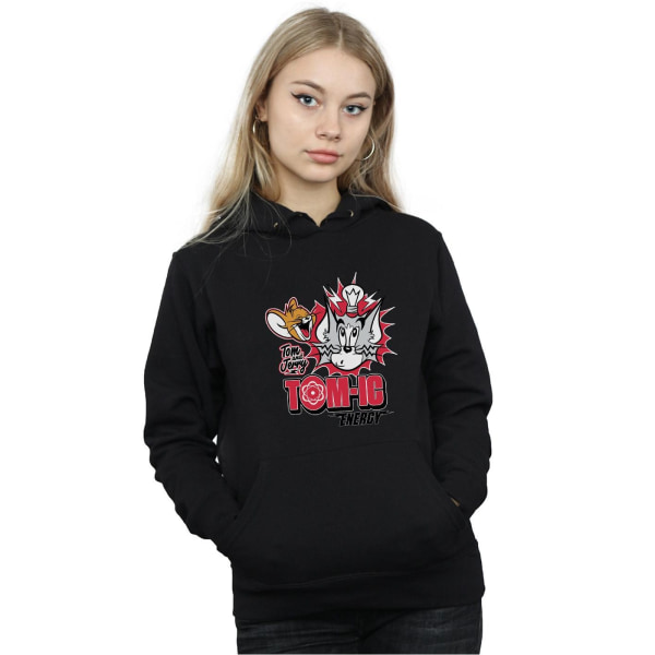 Tom And Jerry Dam/Dam Tomic Energy Hoodie XXL Svart Black XXL