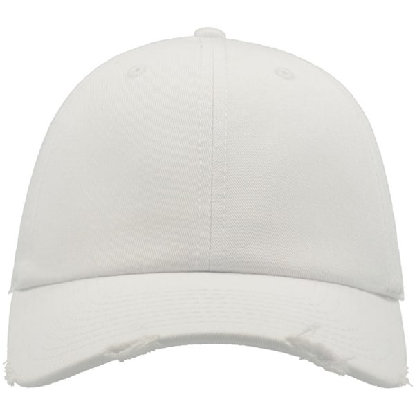 Atlantis 6-panel baseballkeps, vit, one size White One Size