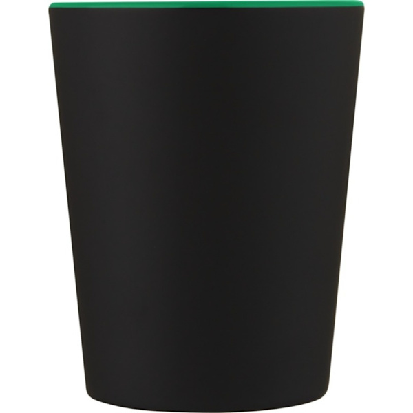 Bullet Oli Keramisk 360ml Mugg One Size Solid Svart/Grön Solid Black/Green One Size