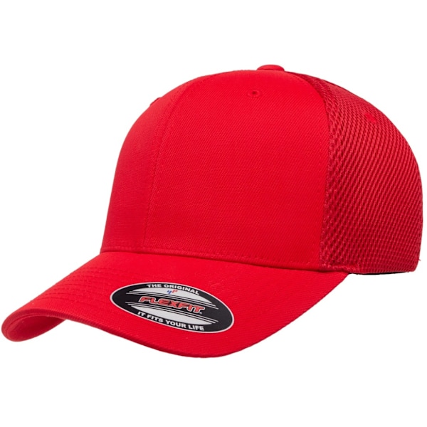 Flexfit av Yupoong Flexfit Tactel Mesh Cap S/M Röd Red S/M