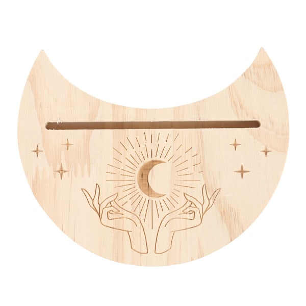Something Different Mystical Hands Crescent Moon Tarotkort Stativ Natural One Size
