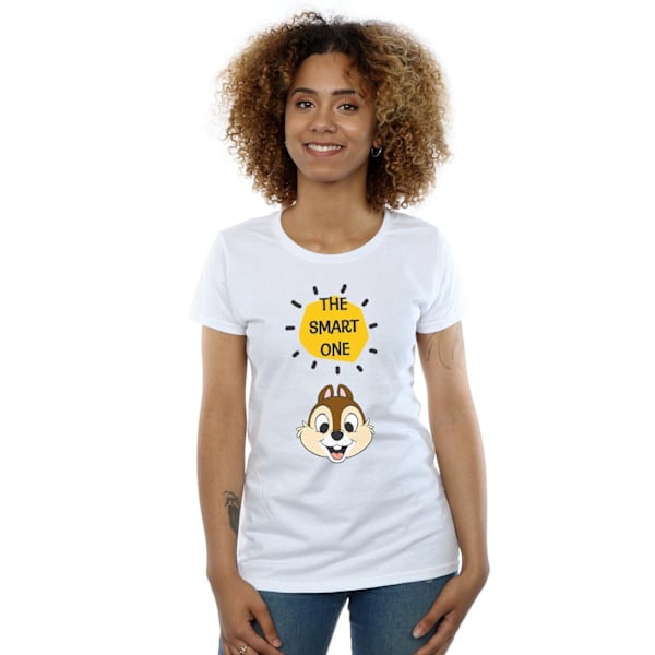 Disney Dam/Dam Chip N Dale The Smart One Bomull T-shirt X White XL