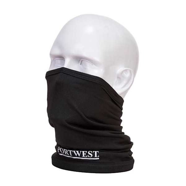 Portwest Multiway Cooling Neck Scarf One Size Black Black One Size