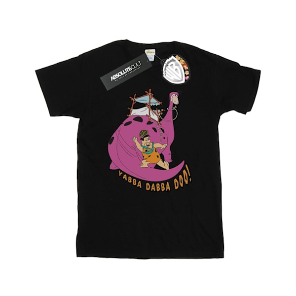 The Flintstones Dam/Damer Yabba Dabba Doo Bomull Pojkvän Black 3XL