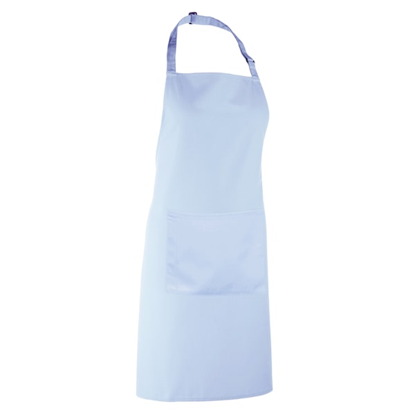Premier Dam/Kvinnors Färger Bip Förkläde Med Ficka / Arbetskläder Light Blue One Size