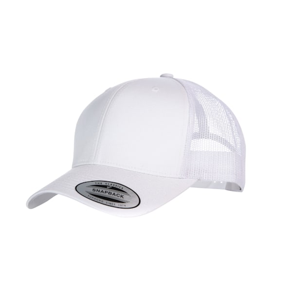 Yupoong Flexfit Retro Snapback Trucker Cap (2-pack) One Size White/White One Size