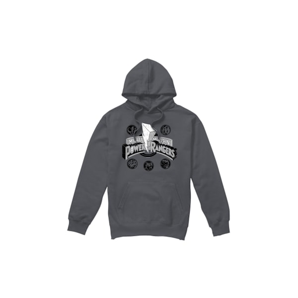 Power Rangers Herr Power Coins Hoodie XL Kol Charcoal XL