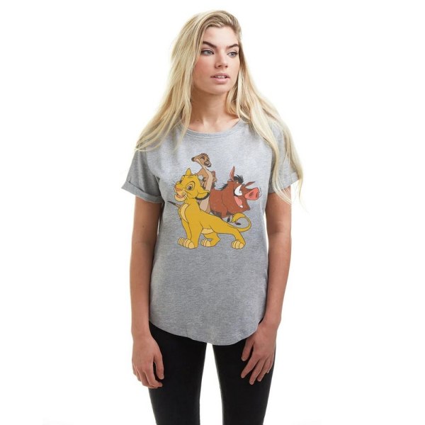 The Lion King Dam/Dam Simba & Friends Heather T-shirt S G Grey S