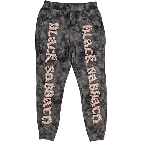 Black Sabbath Dam/Kvinnor Psycho Lång Pyjamas Set M Charcoal G Charcoal Grey M