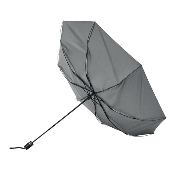 MidOcean Rochester Vindtätt Paraply med Käpp En Storlek Grå Grey One Size