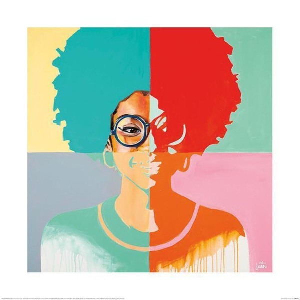 Jessi Dahlquist Seasons Poster 40cm x 40cm Flerfärgad Multicoloured 40cm x 40cm