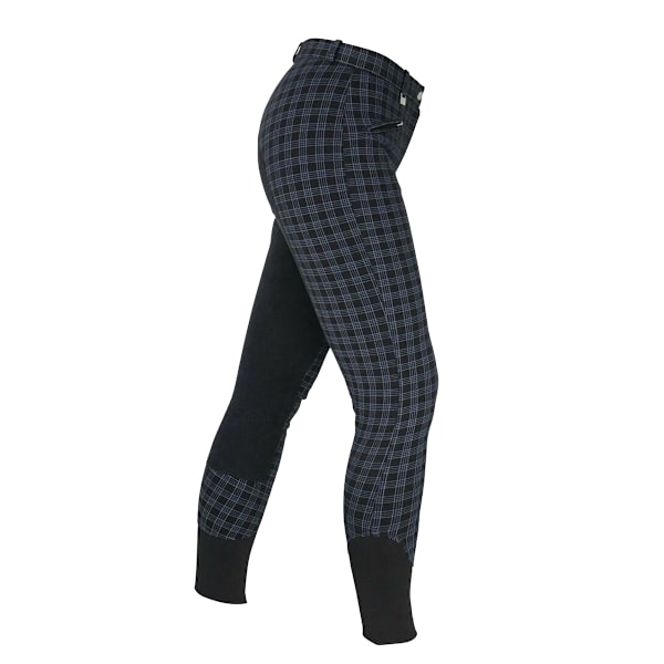 HyPERFORMANCE Dam/Dam Harby Breeches 24in Svart Check Black Check 24in