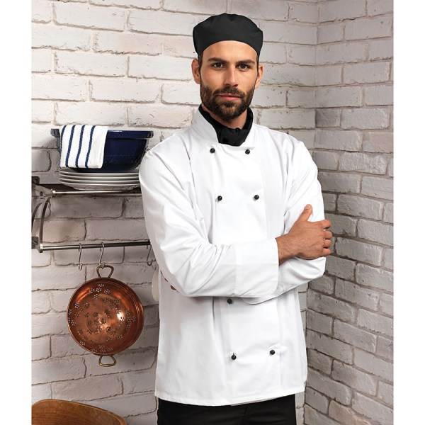 Premier Chefs Jacket Dubbar För PR651 & PR655 / Arbetskläder (Pack O Navy One Size