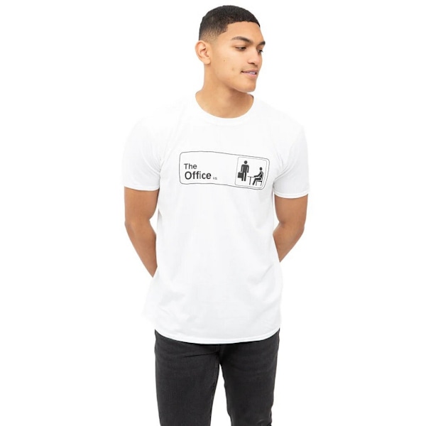 The Office Herr Logo T-Shirt S Vit White S