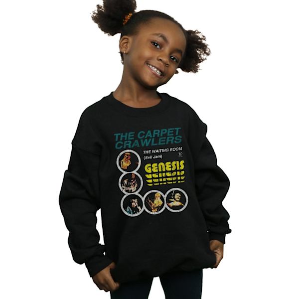Genesis Girls The Carpet Crawlers Sweatshirt 7-8 år Svart Black 7-8 Years