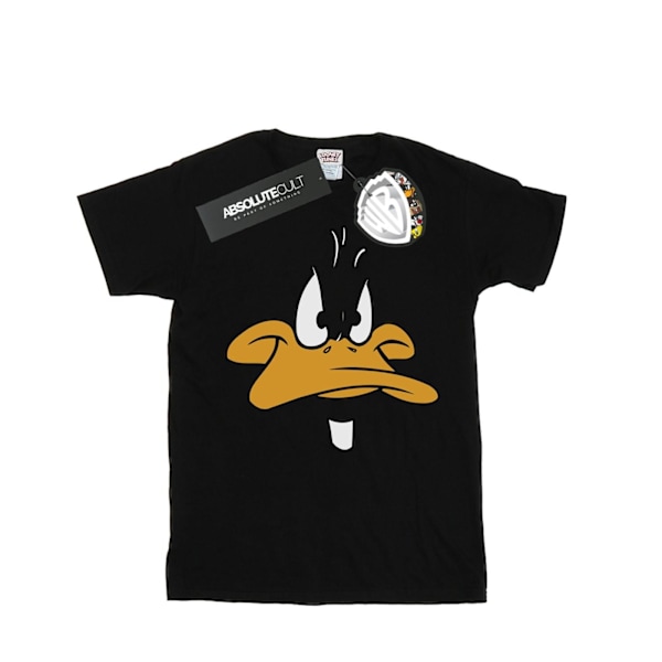 Looney Tunes Pojkar Daffy Duck Stor Ansikte T-shirt 7-8 År Svart Black 7-8 Years