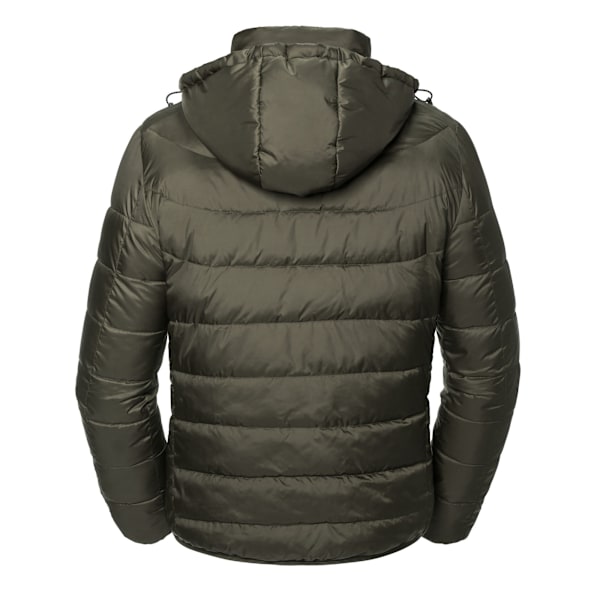 Russell Herr Nano Huvtröja Vadderad Jacka 4XL Mörk Oliv Dark Olive 4XL