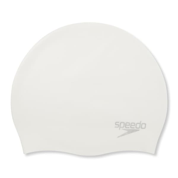 Speedo Unisex Vuxen 2024 Silikonbadmössa One Size Vit White One Size