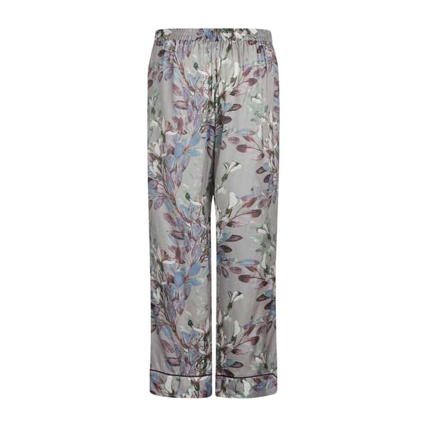 CCDK Copenhagen Dam/Dam Janet Pyjamabyxor med Bladmönster 1 Opal Grey 18 UK