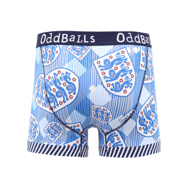 OddBalls Herr Retro England FA Boxer XXL Blå Blue XXL