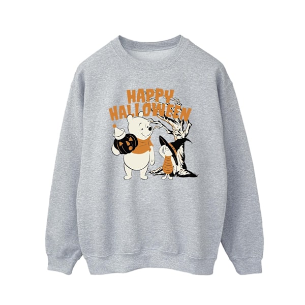 Disney Winnie The Pooh och Piglet Happy Halloween Sweatshirt för män Sports Grey XXL