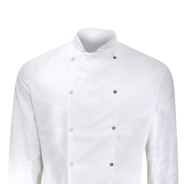 Dennys Herr Kockrock Långärmad / Kockkläder XS Vit White XS
