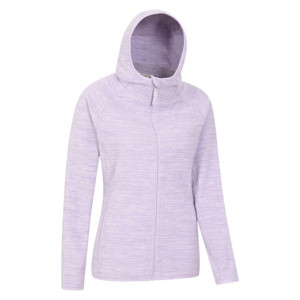 Mountain Warehouse Womens/Ladies Lleyn II Melange Full Zip Hood Purple 12 UK