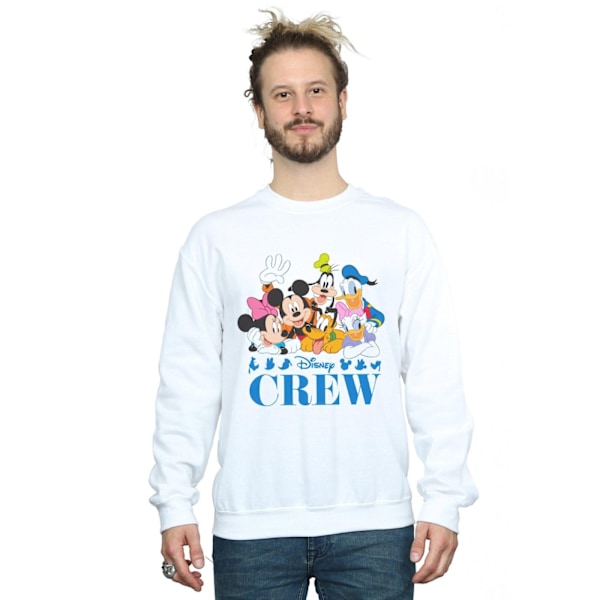 Disney Herr Mickey Mouse Disney Friends Sweatshirt L Vit White L