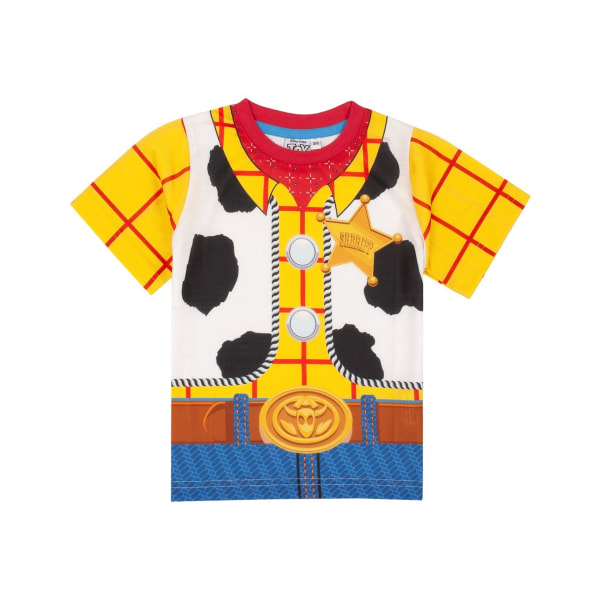 Toy Story Boys Woody Short Pyjamas Set 4-5 år Blå/Gul Blue/Yellow 4-5 Years