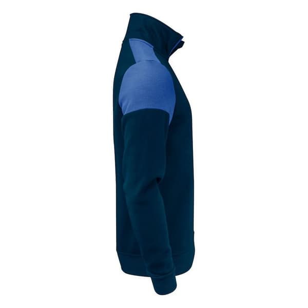 Printer PRIME Herr Kontrast Half Zip Sweatshirt 4XL Marinblå/Kobolt Navy/Cobalt 4XL