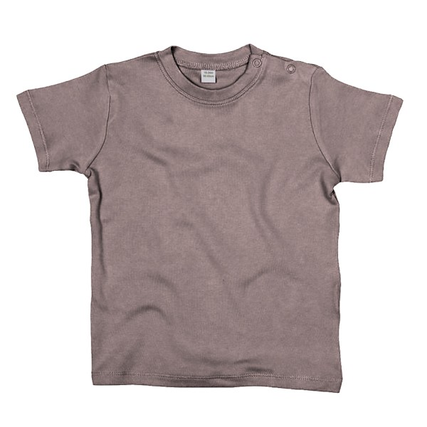 Babybugz Baby Short Sleeve T-Shirt 6-12 Mocha Mocha 6-12