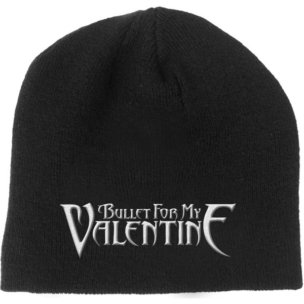 Bullet For My Valentine Unisex Adult Logo Bomull Jersey Beanie Black One Size