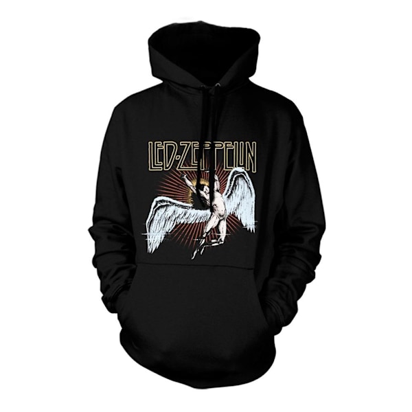 Led Zeppelin Unisex Vuxen Icarus Burst Hoodie S Svart Black S