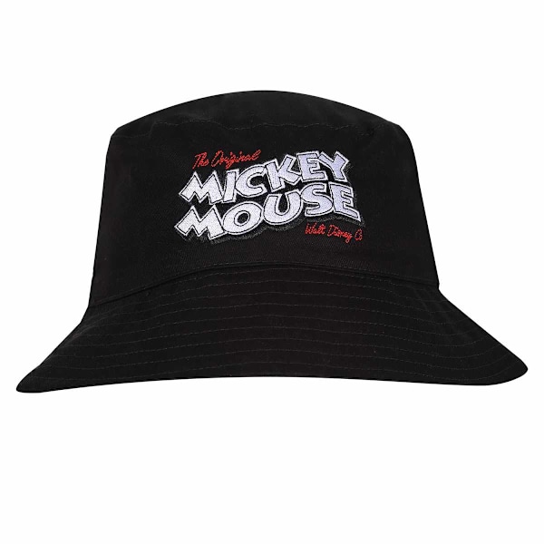 Disney Mickey Mouse Logo Bucket Hat One Size Svart Black One Size