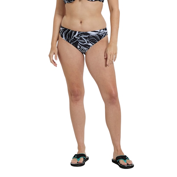 Animal Womens/Ladies Docks Mönstrade Bikini Bottoms 6 UK Jet Bl Jet Black 6 UK