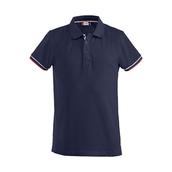 Clique Herr Newton Randig Detalj Poloskjorta XS Mörk Marinblå Dark Navy XS