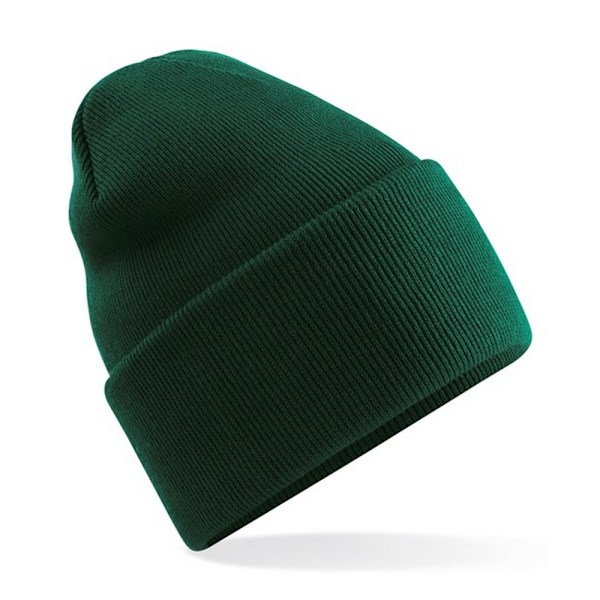 Beechfield Unisex Vuxen Original Uppvikt Manschett Mössa En Storlek Bottle Green One Size