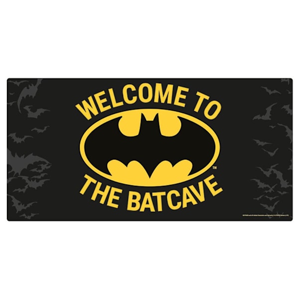 Batman Metallskylt One Size Svart/Gul Black/Yellow One Size